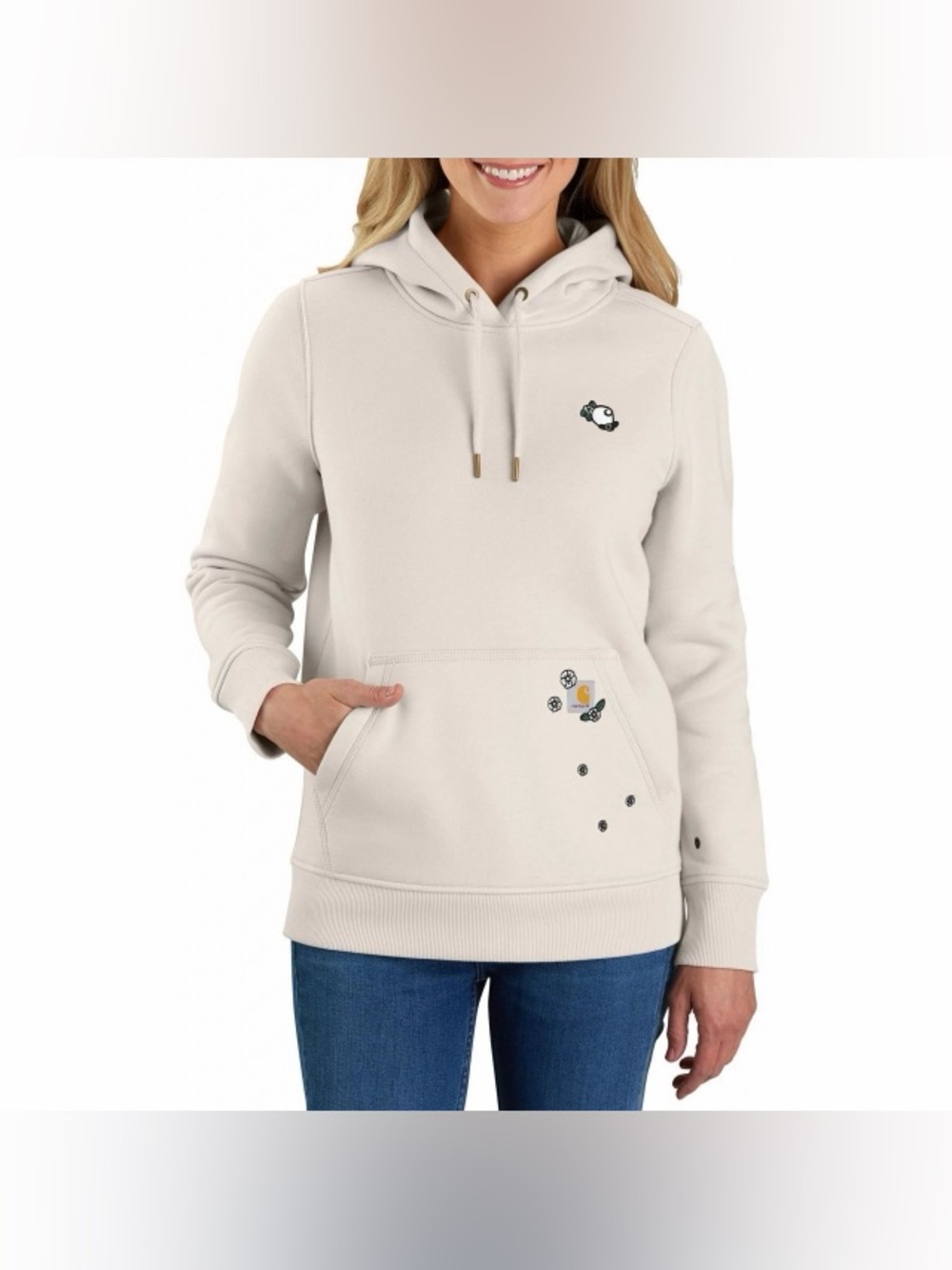 Carhartt women’s floral embroidered hoody xxl